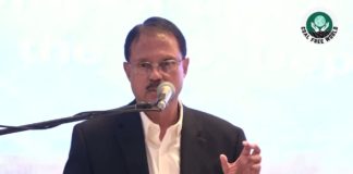 Raihanul Islam Chowdhury speaking on renewable wind energy future in Bangladesh.