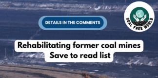 Rehabilitating former coal mines