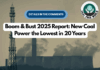 Boom & Bust 2025 Report: New Coal Power the Lowest in 20 Years
