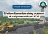 EU allows Romania to delay shutdown of coal plants until end-2029
