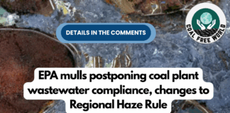 EPA mulls postponing coal plant wastewater compliance, changes to Regional Haze Rule