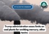 Trump administration eases limits on coal plants for emitting mercury, other toxins