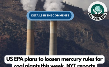 US EPA plans to loosen mercury rules for coal plants this week, NYT reports