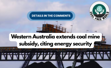 Western Australia extends coal mine subsidy, citing energy security