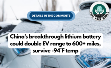 China’s breakthrough lithium battery could double EV range to 600+ miles, survive -94°F temp