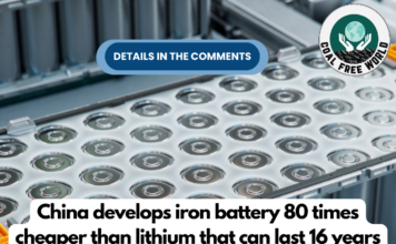 China develops iron battery 80 times cheaper than lithium that can last 16 years