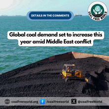 Global coal demand set to increase this year amid Middle East conflict