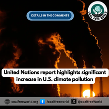 United Nations report highlights significant increase in U.S. climate pollution