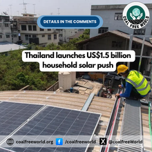 Thailand launches US$1.5 billion household solar push