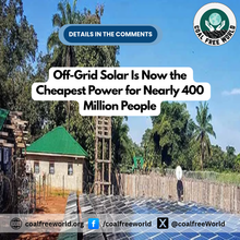 Off-Grid Solar Is Now the Cheapest Power for Nearly 400 Million People