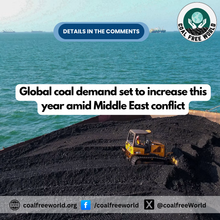 Global coal demand set to increase this year amid Middle East conflict