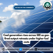 Coal generation rises across SEE as gas-fired output retreats under higher fuel costs